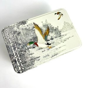 Vintage Massilly France Tin Mallard Ducks